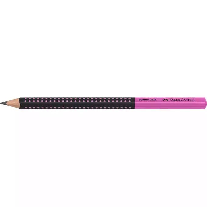 OŁÓWEK JUMBO GRIP 2001 HB TWO TONE FABER-CASTELL, CZARNY / RÓŻOWY