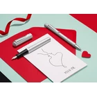 PIÓRO WIECZNE HEXO FABER-CASTELL, SREBRNE MATOWE