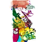 PISAKI AKWARELOWE FABER-CASTELL GOLDFABER AQUA, 6 KOLORÓW GRAFFITI