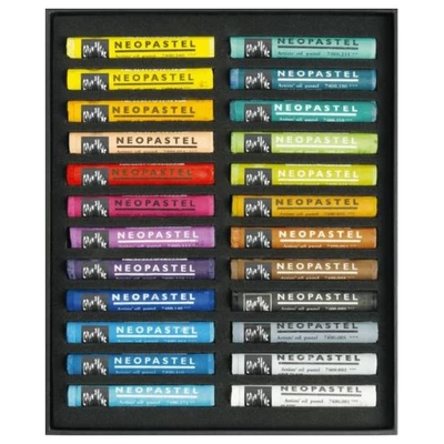 Pastele olejne Caran d’Ache NeoPastel, 24 kolory