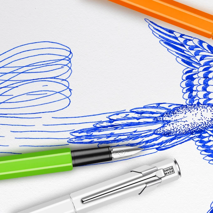 Pióro wieczne Caran d’Ache 849 Fluo Line, zielone
