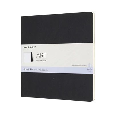 Szkicownik Moleskine Pad Square 19x19 cm, czarny, 48 stron