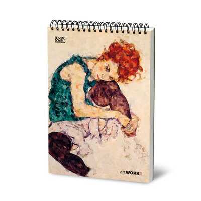 Szkicownik na spirali Stifflex artWORK - PAINT Schiele, format 24x33 cm