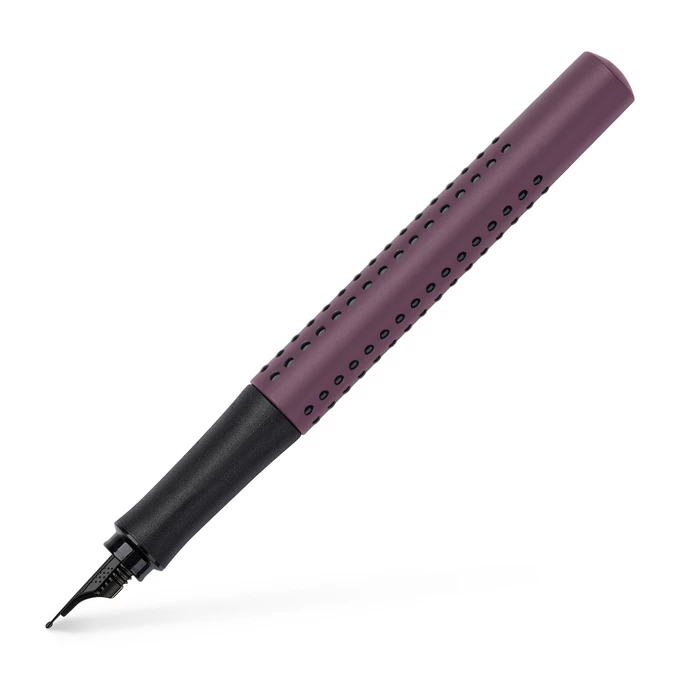 PIÓRO WIECZNE GRIP 2011 FABER-CASTELL, EDYCJA LIMITOWANA, BERRY - Stalówka: F - cienka