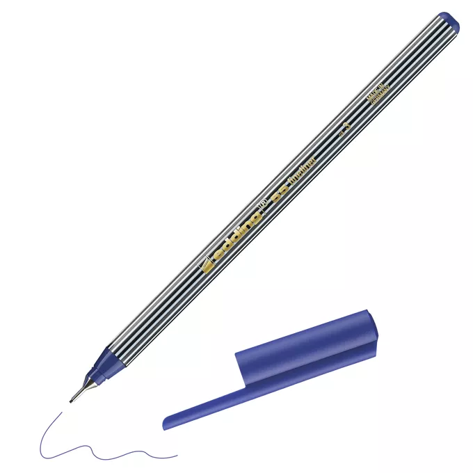 CIENKOPIS E-55 EDDING, 0,3 MM, NIEBIESKI
