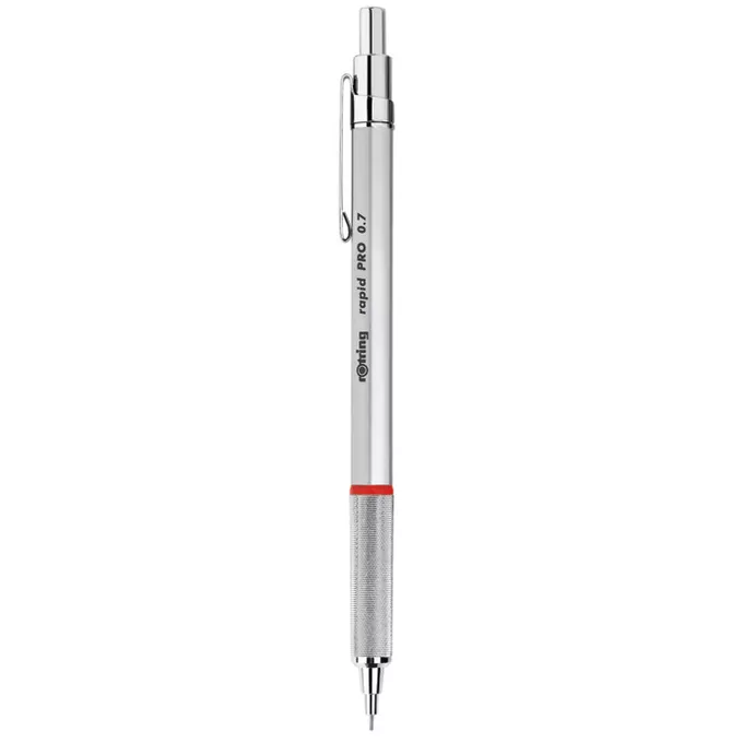 DŁUGOPIS ROTRING, RAPID PRO, SREBRNY