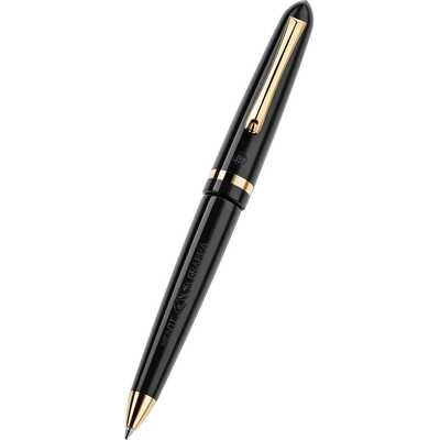 Długopis Montegrappa, Venetia, czarne, żółte złoto