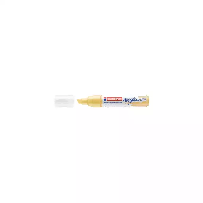 MARKER AKRYLOWY E-5000 EDDING, 5-10 MM, MATOWY ŻÓŁTY PASTEL