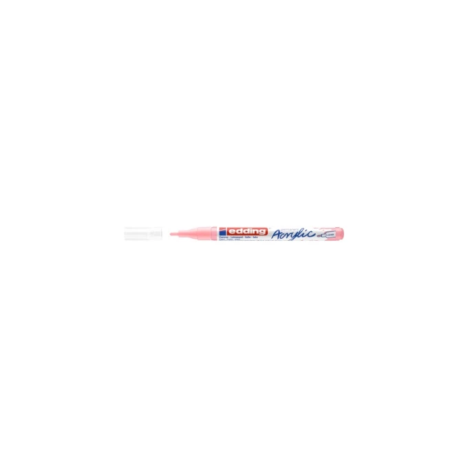 MARKER AKRYLOWY EDDING 1-2 MM, MATOWY FIOŁKOWY RÓŻ
