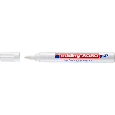MARKER DO OPON E-8050 EDDING, 2-4MM, BIAŁY