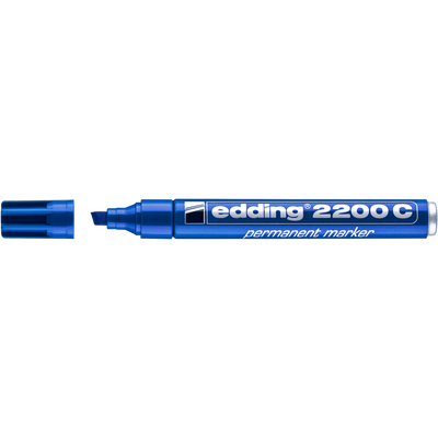 MARKER PERMANENTNY E-2200C EDDING, 1-5MM, NIEBIESKI