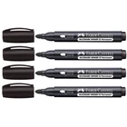 MARKER PERMANENTNY MULTIMARK WINNER OKR.KOŃCÓWKA CZARNY 4 SZT. FABER-CASTELL