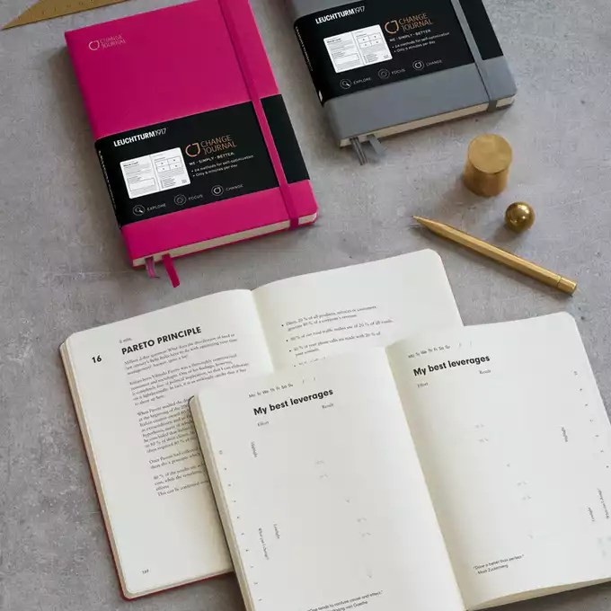 NOTATNIK LEUCHTTURM1917 CHANGE JOURNAL MEDIUM (A5) ANTRACYTOWY