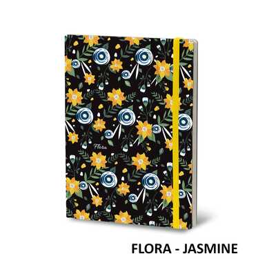 Notatnik Stifflex FLORA Jasmine, rozmiar: 15x21 cm, 192 strony