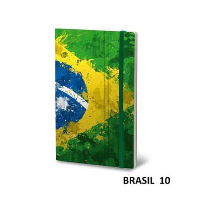 Notatnik Stifflex HISTORICAL NOTES Brasil 10, rozmiar M: 13x21 cm, 192 strony
