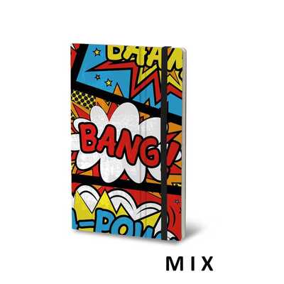 Notatnik Stifflex POP Mix, rozmiar M: 13x21 cm, 192 strony