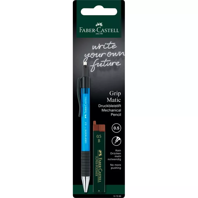 OŁÓWEK AUT. GRIP MATIC 1375 0,5 MM + 12 WKŁADÓW FABER-CASTELL