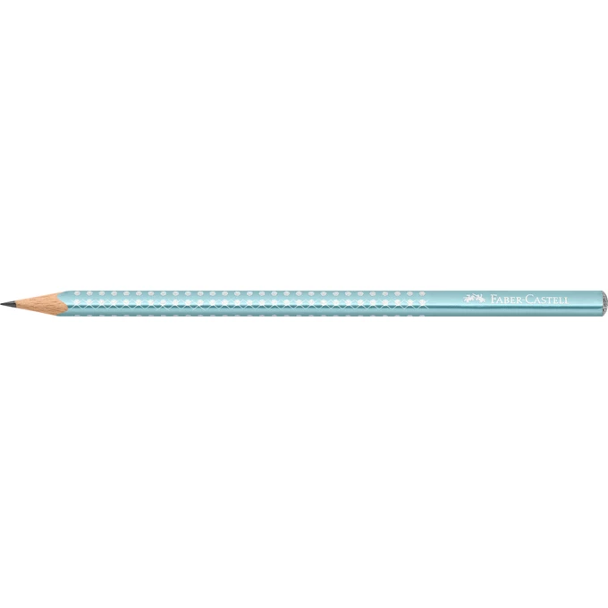 OŁÓWEK SPARKLE B, FABER-CASTELL, BŁĘKITNY