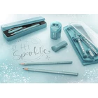 OŁÓWEK SPARKLE B, FABER-CASTELL, BŁĘKITNY