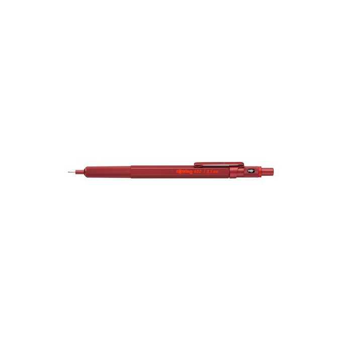 Ołówek automatyczny Rotring 600 - 0,5 mm, metalowy, czerwony