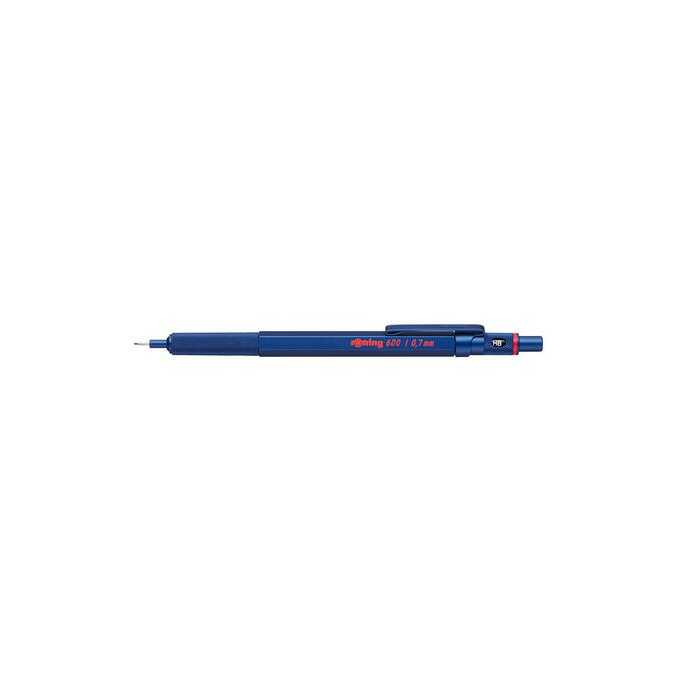 Ołówek automatyczny Rotring 600 - 0,7 mm, metalowy, niebieski