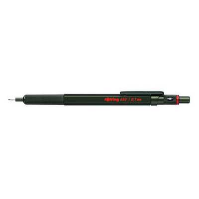 Ołówek automatyczny Rotring 600 - 0,7 mm, metalowy, zielony