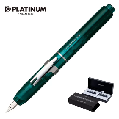 Pióro wieczne Platinum, CURIDAS, Urban Green, M