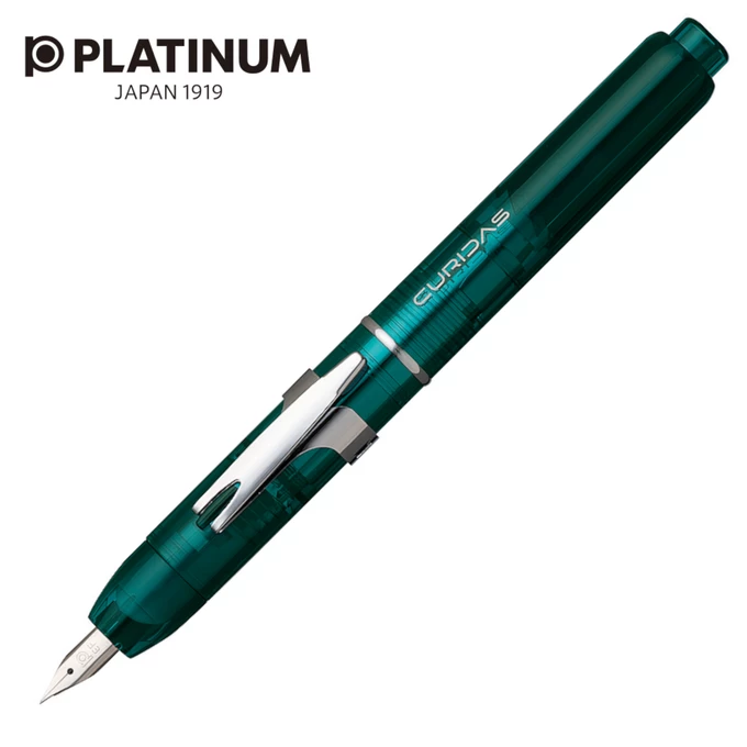 Pióro wieczne Platinum, CURIDAS, Urban Green, M