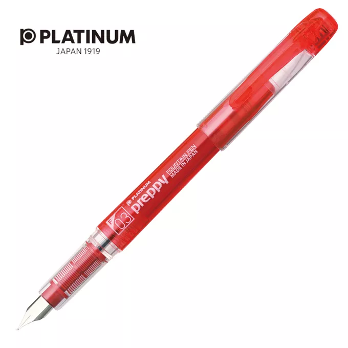 Pióro wieczne Platinum, PREPPY, Red