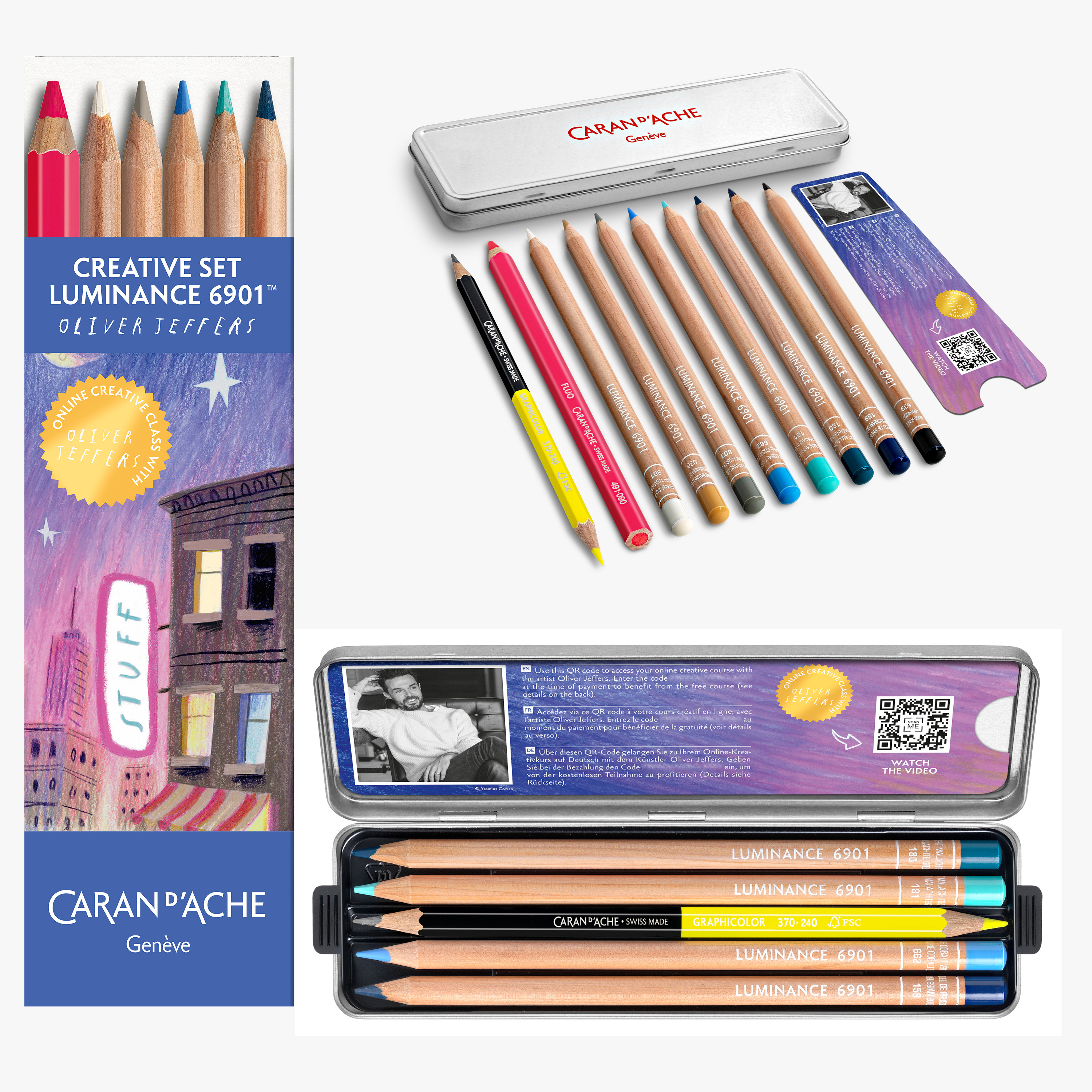 Zestaw kreatywny Caran d'Ache Luminance Oliver Jeffers
