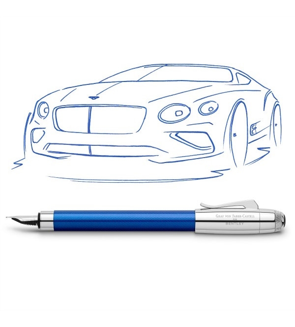 Pioro Wieczne Graf Von Faber Castell For Bentley Sequin Blue