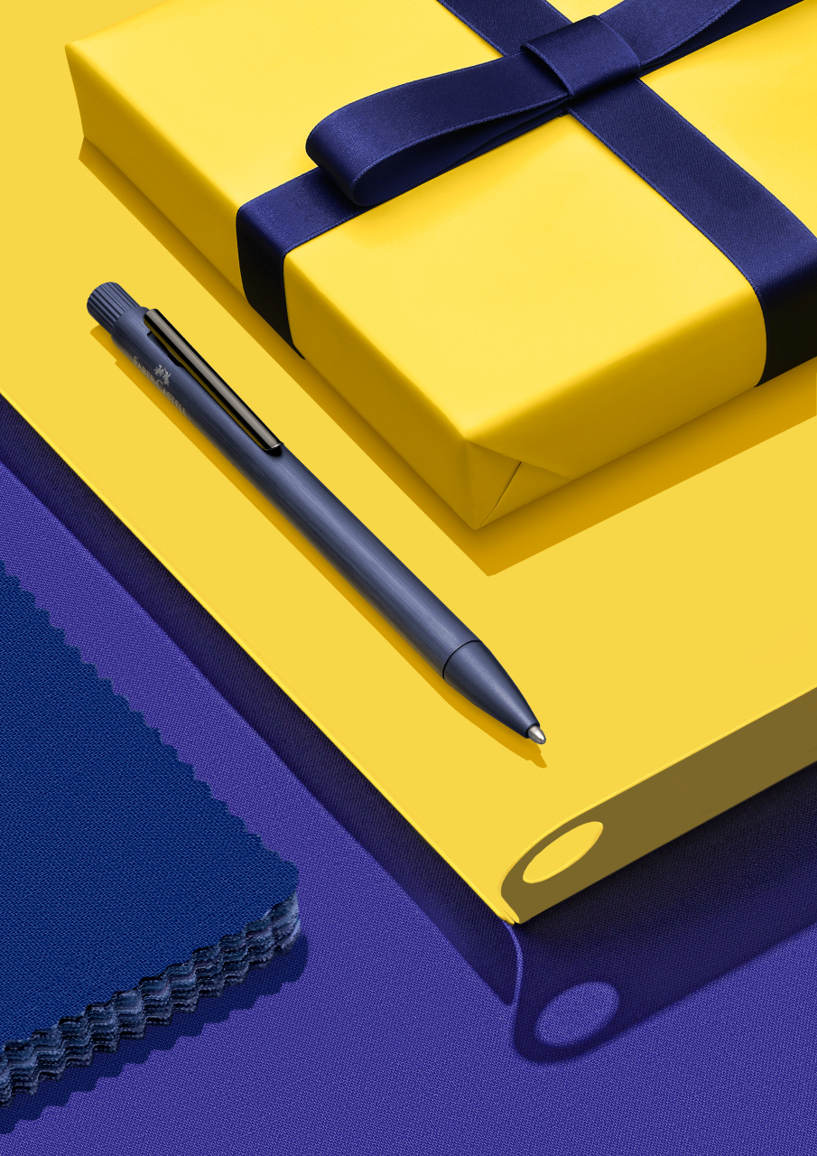 Faber-Castell 146255 - balpen Neo Slim aluminium, stiftdikte M, gunmetal Faber-Castell 146255 - balpen Neo Slim aluminium, stiftdikte M, gunmetal