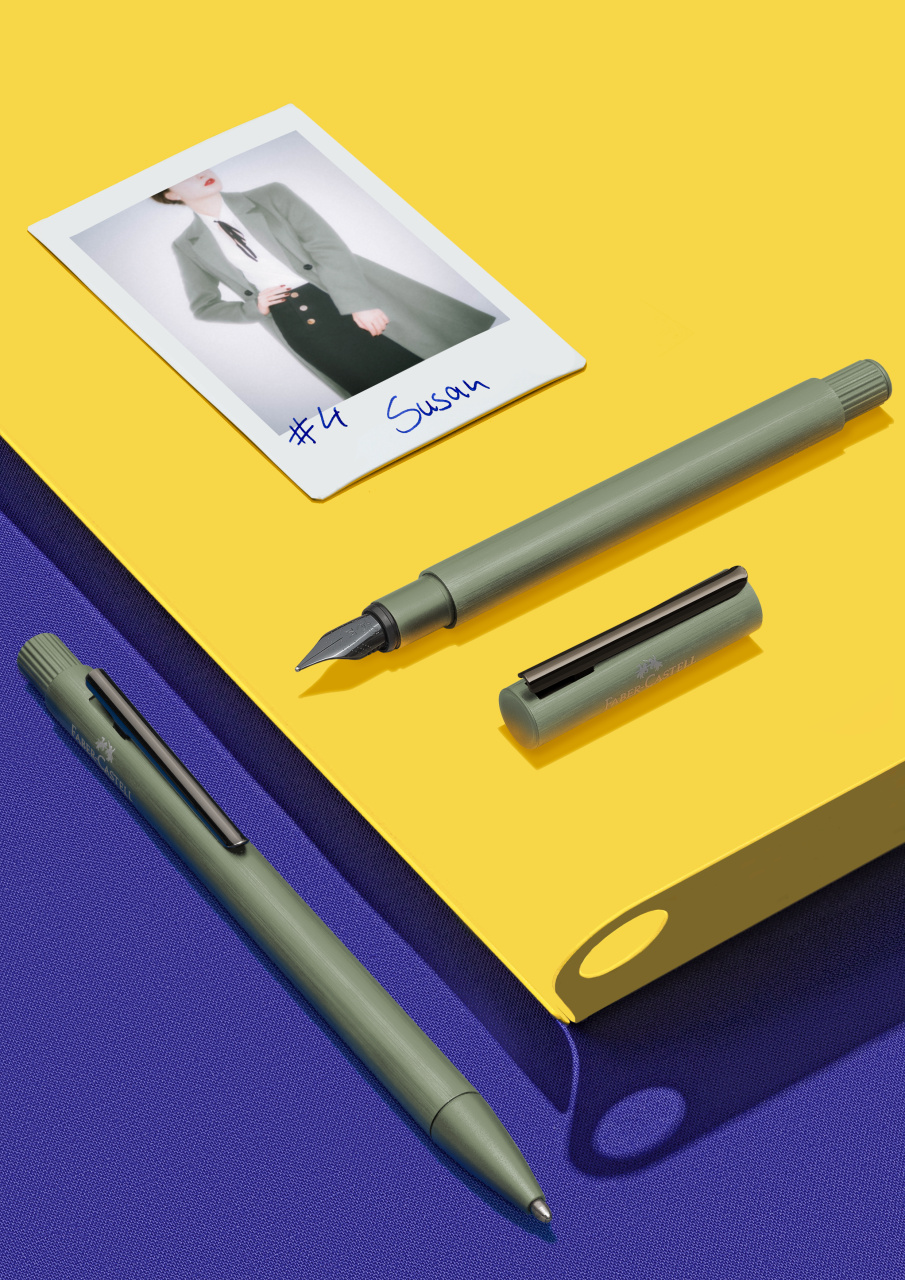 Caneta tinteiro Faber-Castell neo Slim Metal, o novo minimalismo feito de metal lacado