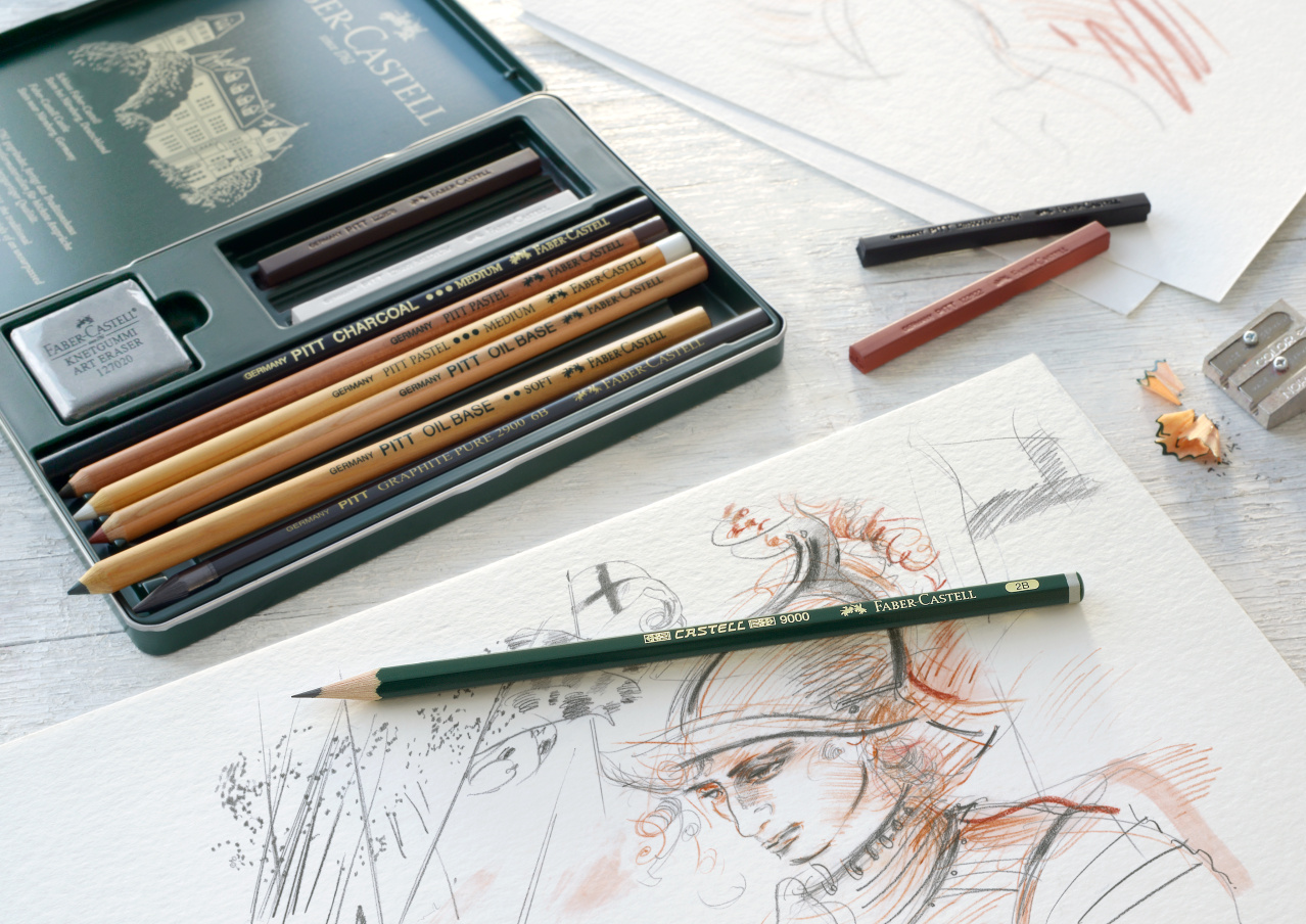 Ołówki i węgle Pitt Monochrome Faber-Castell